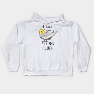 I don't give a flying fluff Cockatiel Kids Hoodie